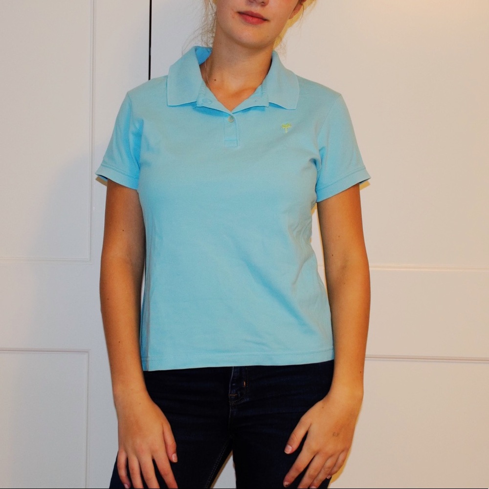 Blue Lilly Pulitzer Polo